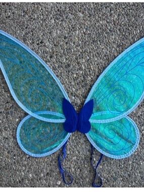 Blue Butterfly Kids Wings Costume Accessory